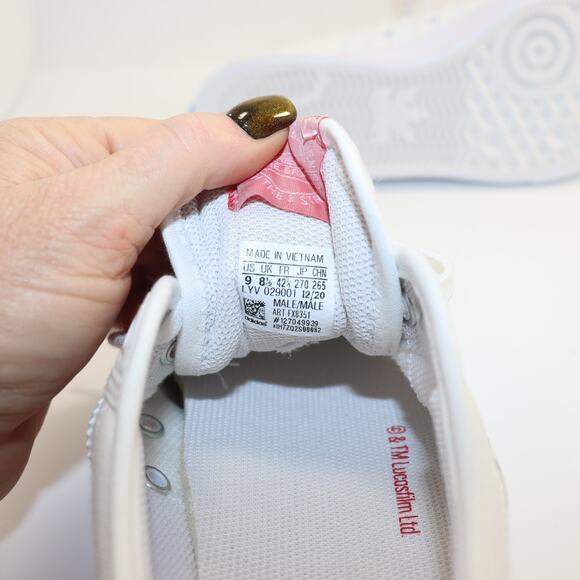 Adidas x Star‎ Wars Nizza Low White Canvas Sneakers Men’s 9.5 NIB main image 6